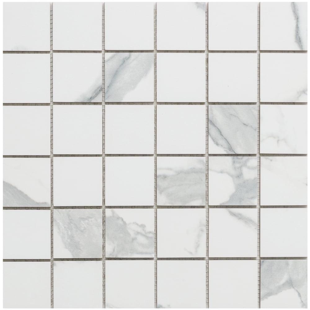 Porto 2" x 2" Porcelain Grid Mosaic Wall & Floor Tile