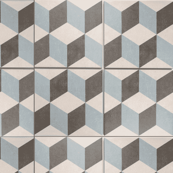 Prism 9" x 9" Porcelain Patterned Singular Wall Floor Use Tile