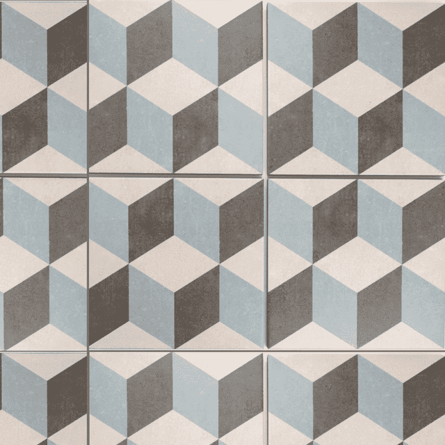 Prism 9" x 9" Porcelain Patterned Singular Wall Floor Use Tile