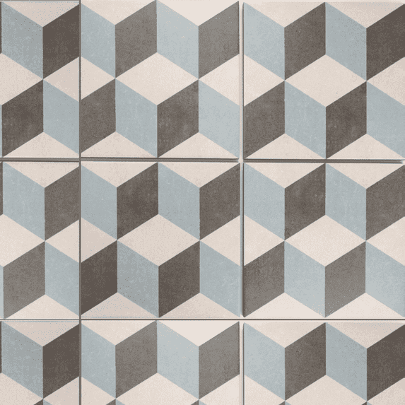 Prism 9" x 9" Porcelain Patterned Singular Wall Floor Use Tile