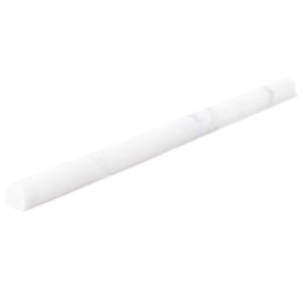 Santorini 12" x 0.5" Natural Stone Pencil Liner Tile Trim