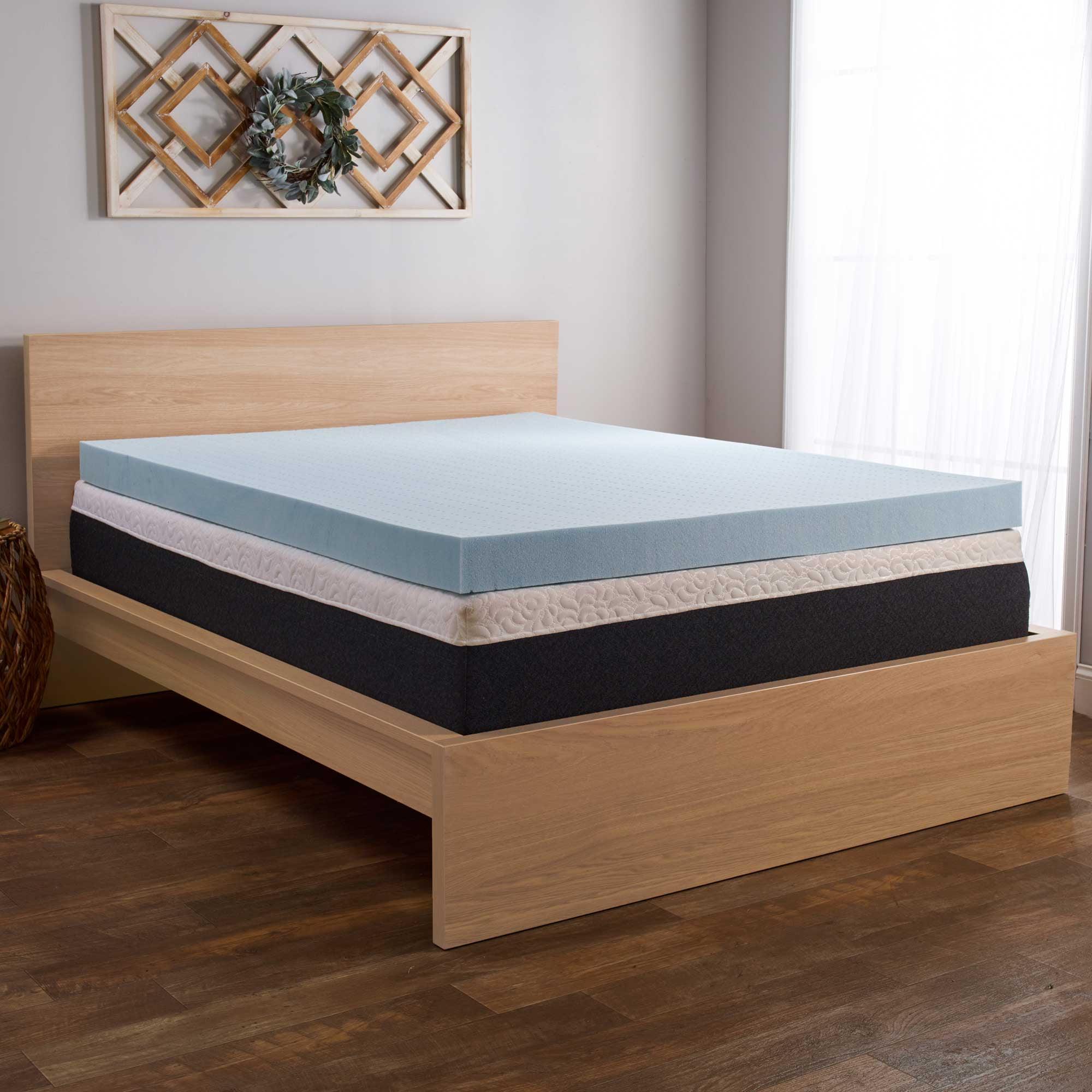 Comfort Tech 4'' Memory Foam Mattress Topper