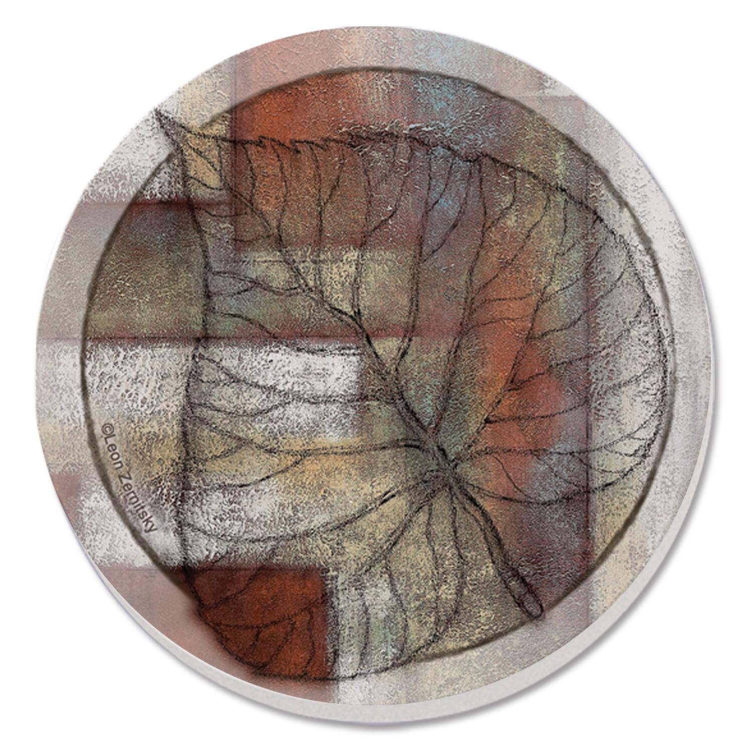 Thirstystone Leaf Whisper II Absorbent Stone Coaster 4-Pack