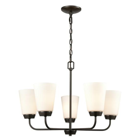 Thomas Lighting - 5 Light Chandelier-Oil Rubbed Bronze Finish    -Traditional