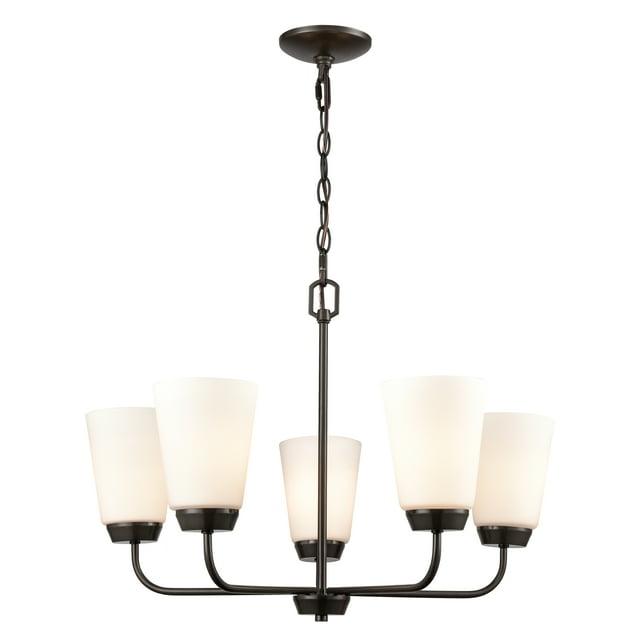 Thomas Lighting - 5 Light Chandelier-Oil Rubbed Bronze Finish    -Traditional