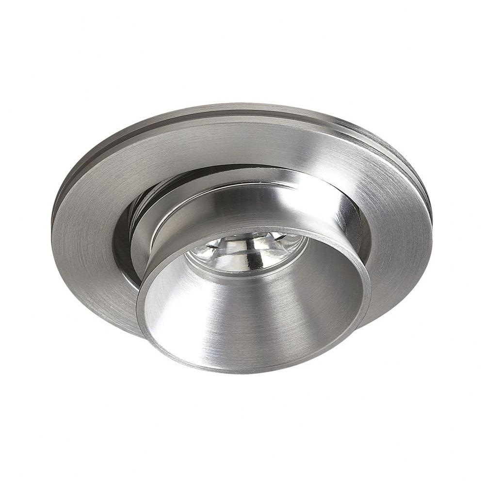 Alpha Brushed Aluminum 2" LED Recessed Lighting