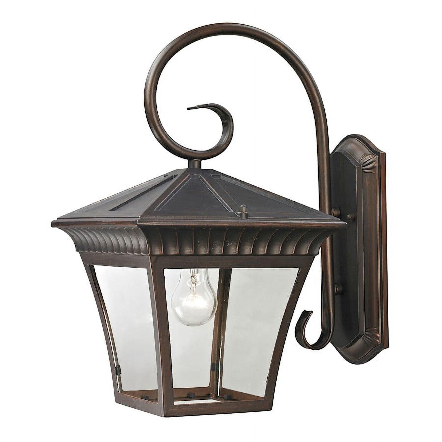 Hazelnut Bronze Ridgewood Outdoor Lantern Wall Sconce