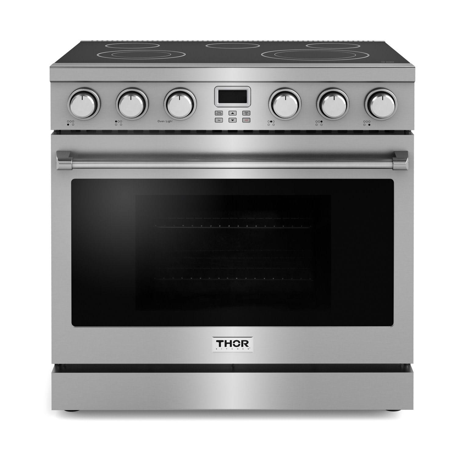 Thor 36-Inch Stainless Steel Freestanding Electric Range with Convection