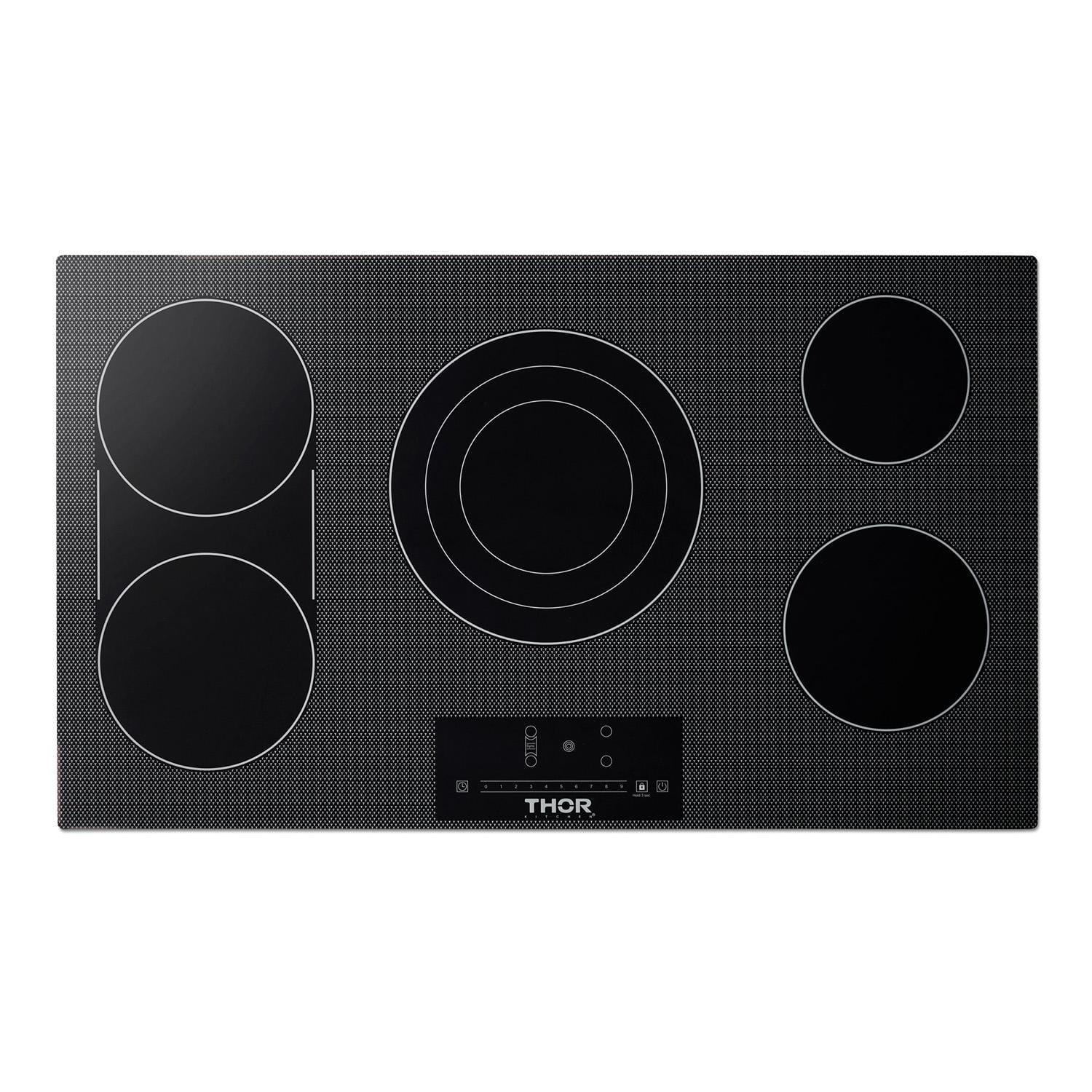 Thor 36-Inch Black Ceramic Glass 5-Burner Electric Cooktop