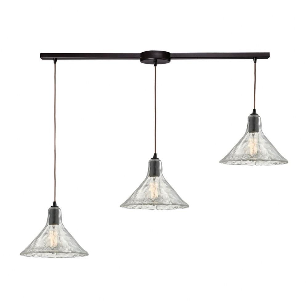 Marshun 3 - Light Oil Rubbed Bronze Cluster Pendant