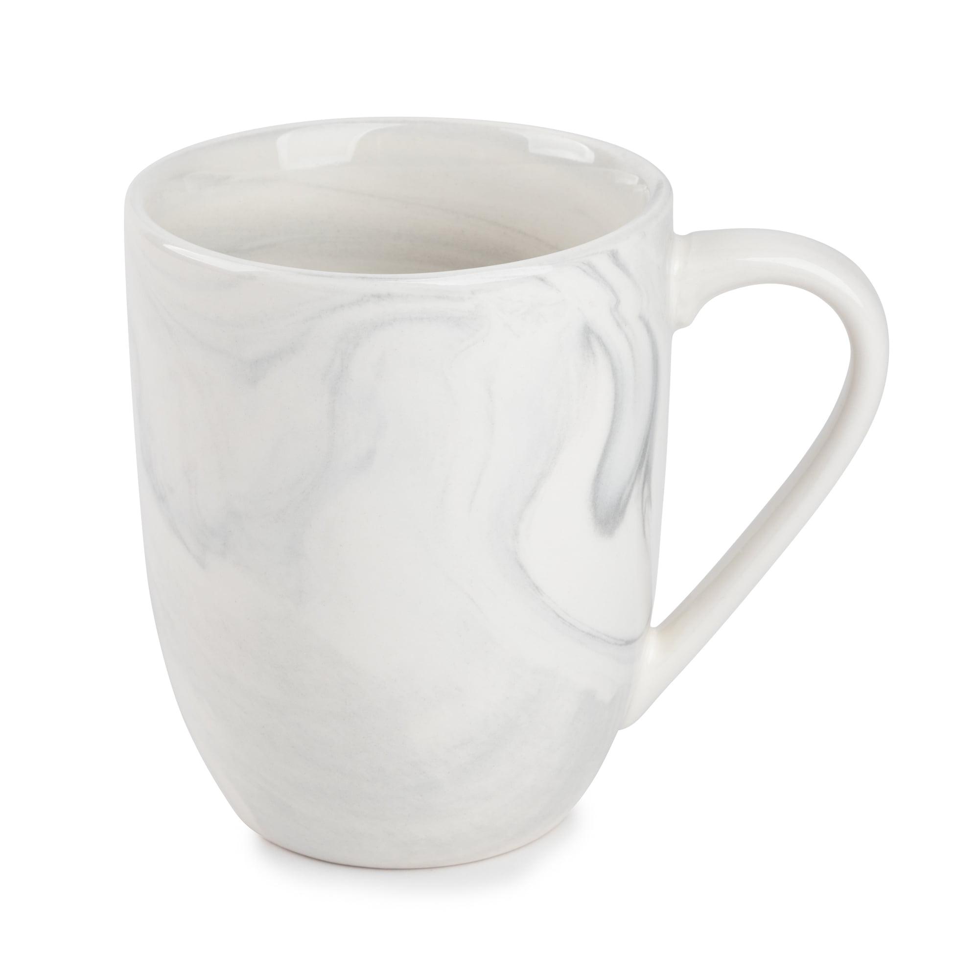 Thyme & Table Stoneware Mug, Grey Marble Collection