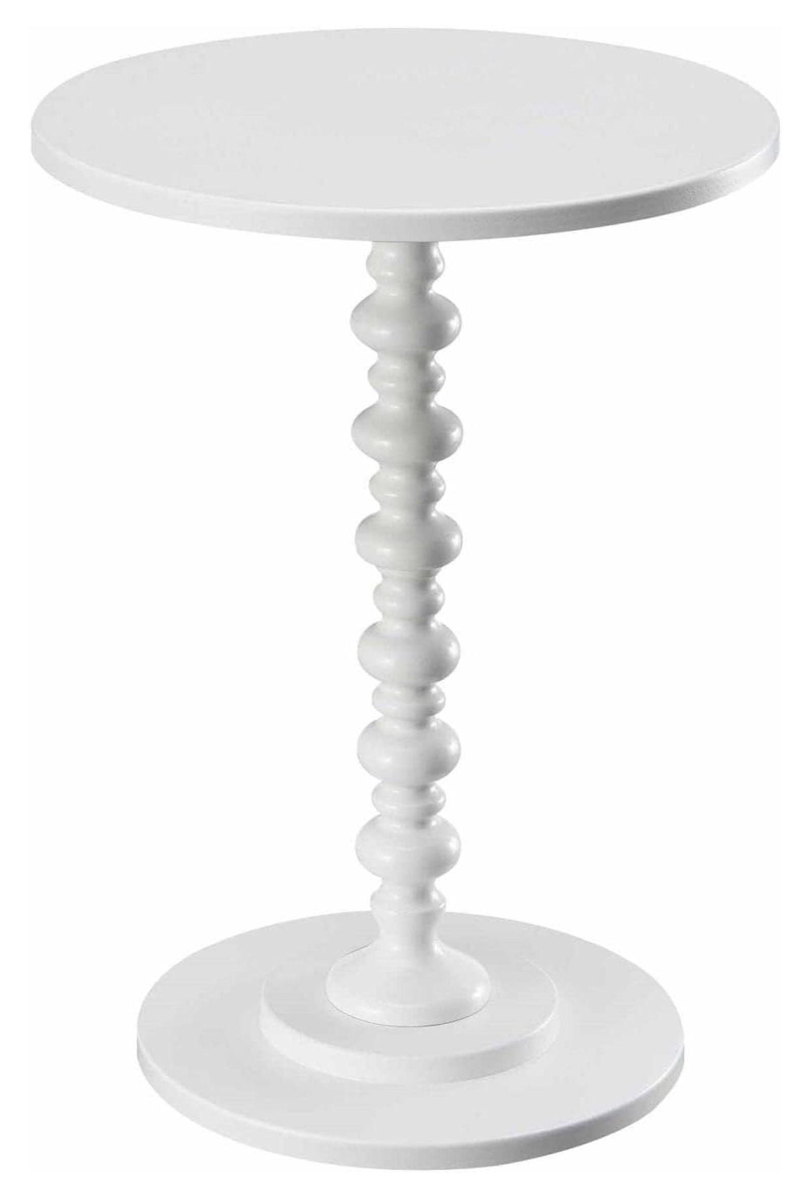 Werqueid Palm Beach Spindle Table, White