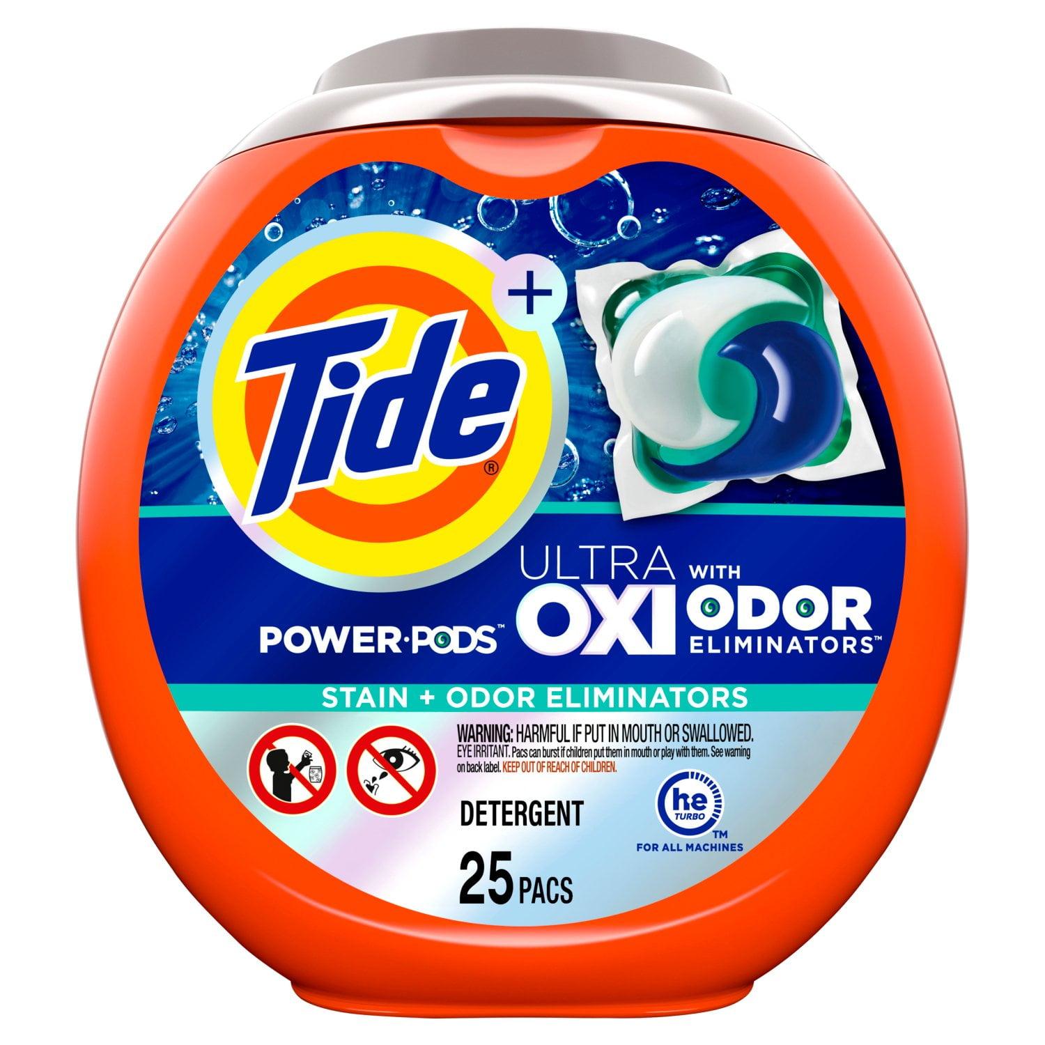 Tide Ultra Oxi Power Pods with Odor Eliminators for White Fabrics