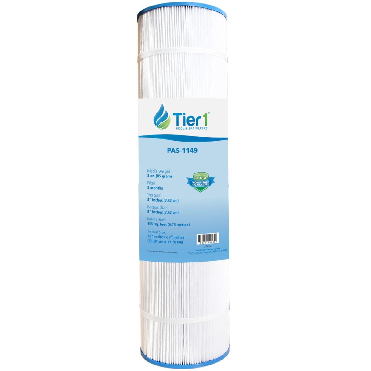 Tier1 Pool & Spa Filter Cartridge | Replacement for Pentair Clean & Clear Plus 420, 178584, Unicel C-7471, FC-1977, Pleatco PCC105 and More | 105 sq ft Pleated Fabric Filter Media