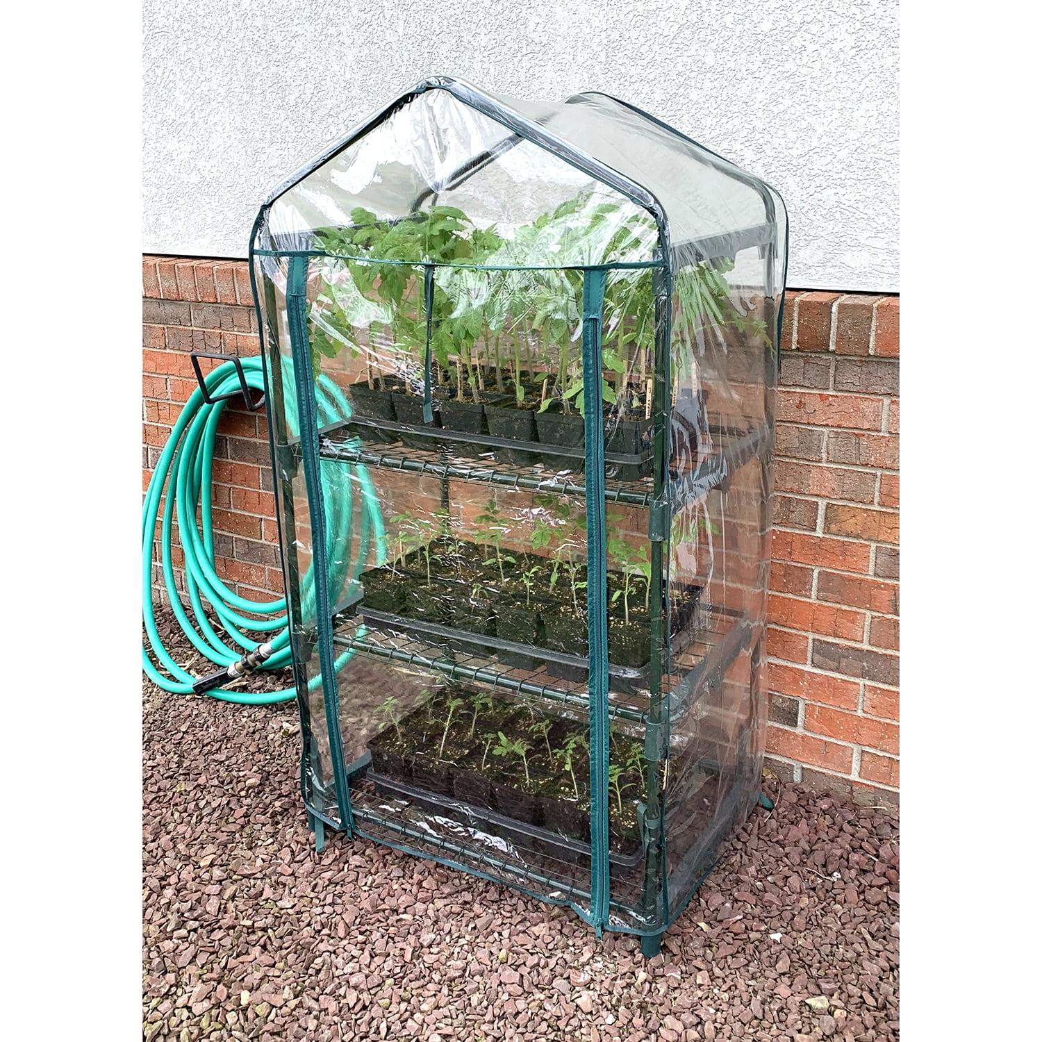 Tierra Garden 3 Shelf Mini Greenhouse 27"W x 19"D x 49"H