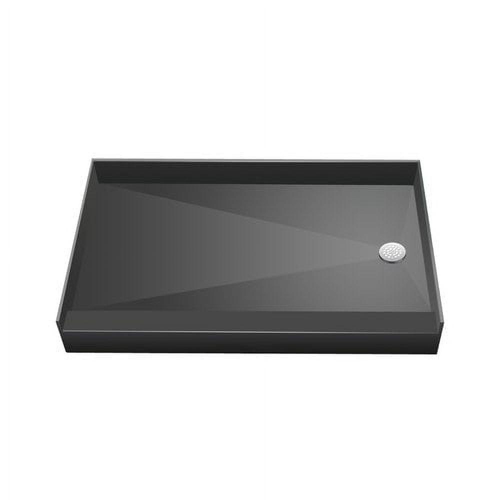 Tile Redi Base'N Bench Single Threshold Shower Base with Bench and Drain Plate