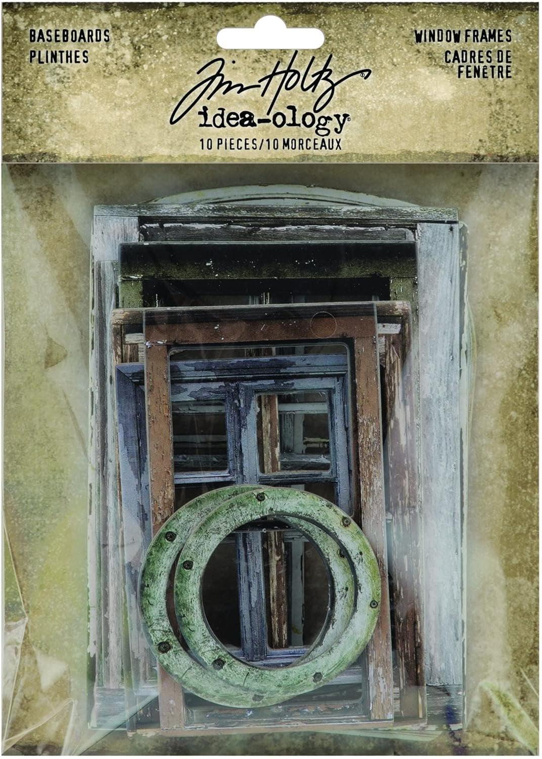 Tim Holtz Baseboards Window Frames Paper Crafts, Multi