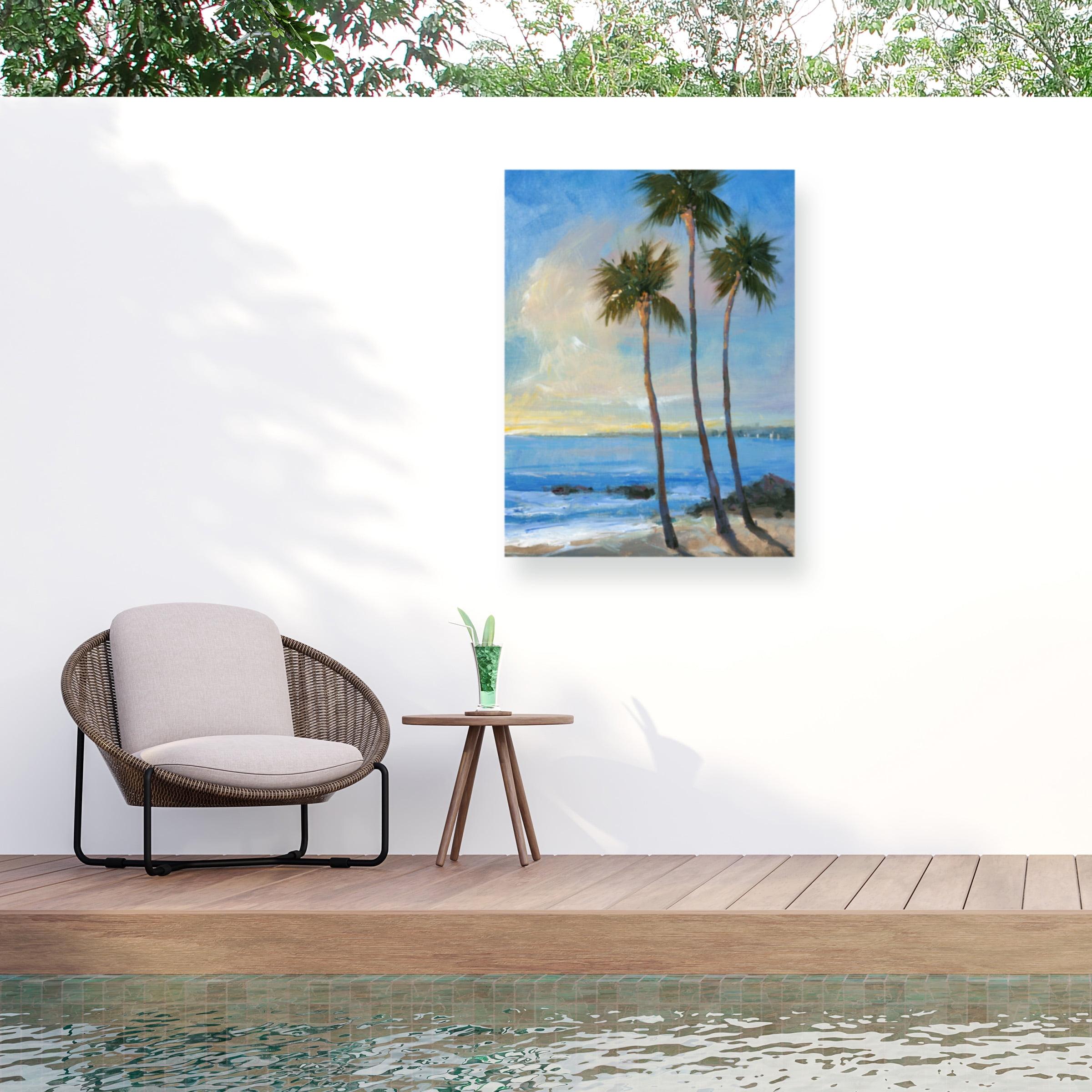 Tim Otoole 'Tropical Breeze Ii' Outdoor Canvas