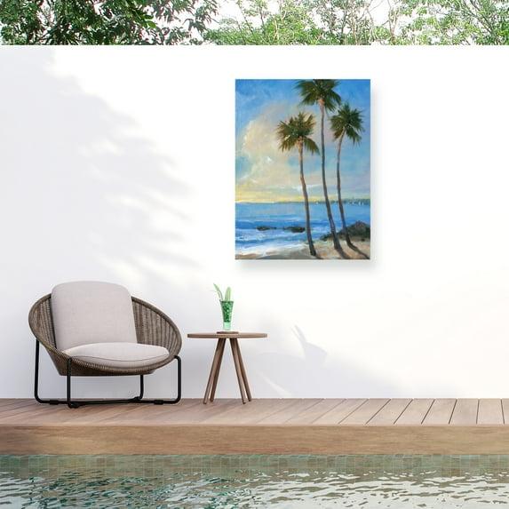 Tim Otoole 'Tropical Breeze Ii' Outdoor Canvas
