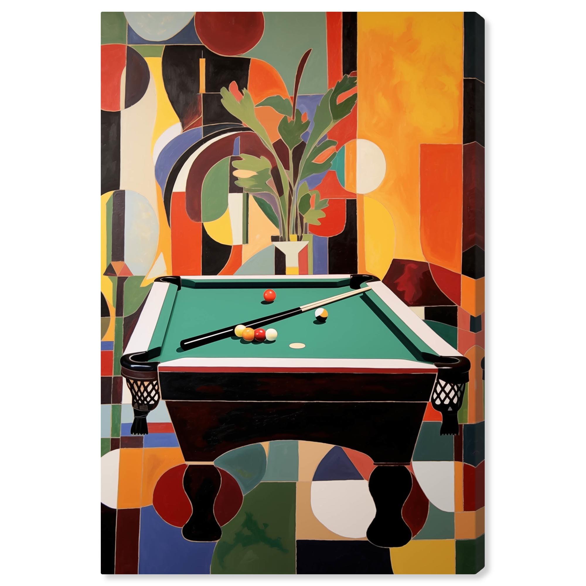 Art Remedy Time for Pool Canvas Miami Inspired Art Prints by Art Remedy