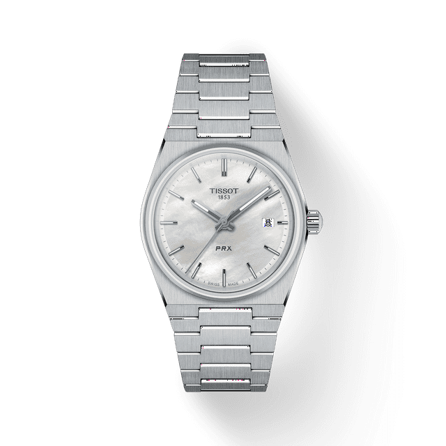 Tissot PRX 35mm Quartz Mother of Pearl Dial Steel Women's Watch T137.210.11.111.00