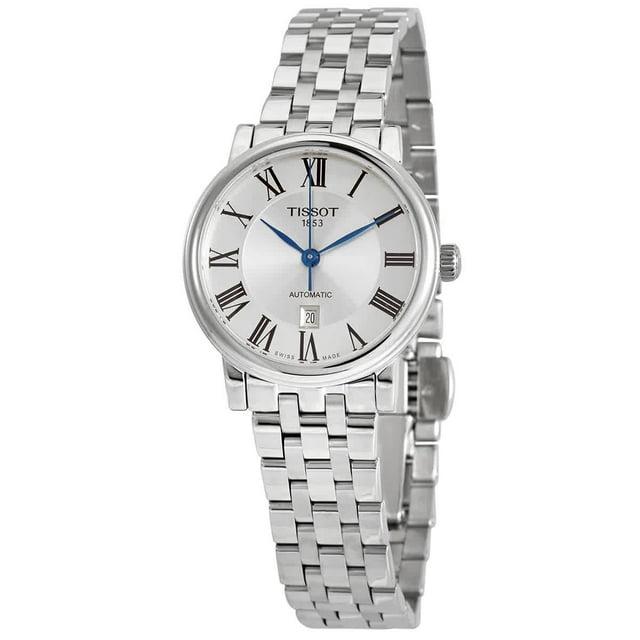 Tissot T-Classic Automatic Silver Dial Ladies Watch T122.207.11.033.00