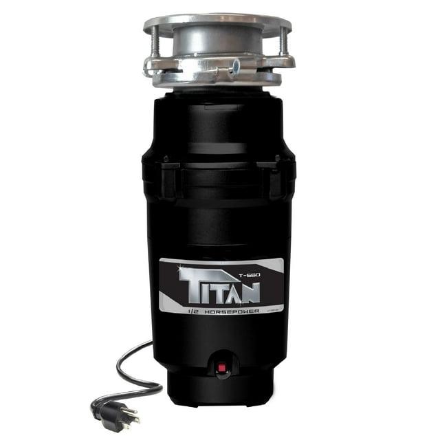 Titan TITAN 1/2 HP Compact Garbage Disposal, Continuous Feed