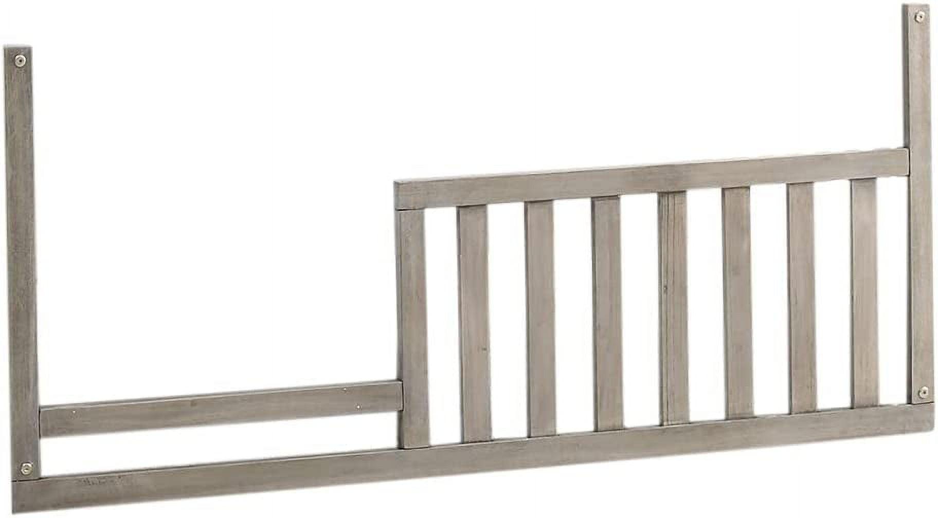 Barandilla de Seguridad para Cama de Niños Pequeños para Catres con Excavación para Bebés (Gris Ceniza)