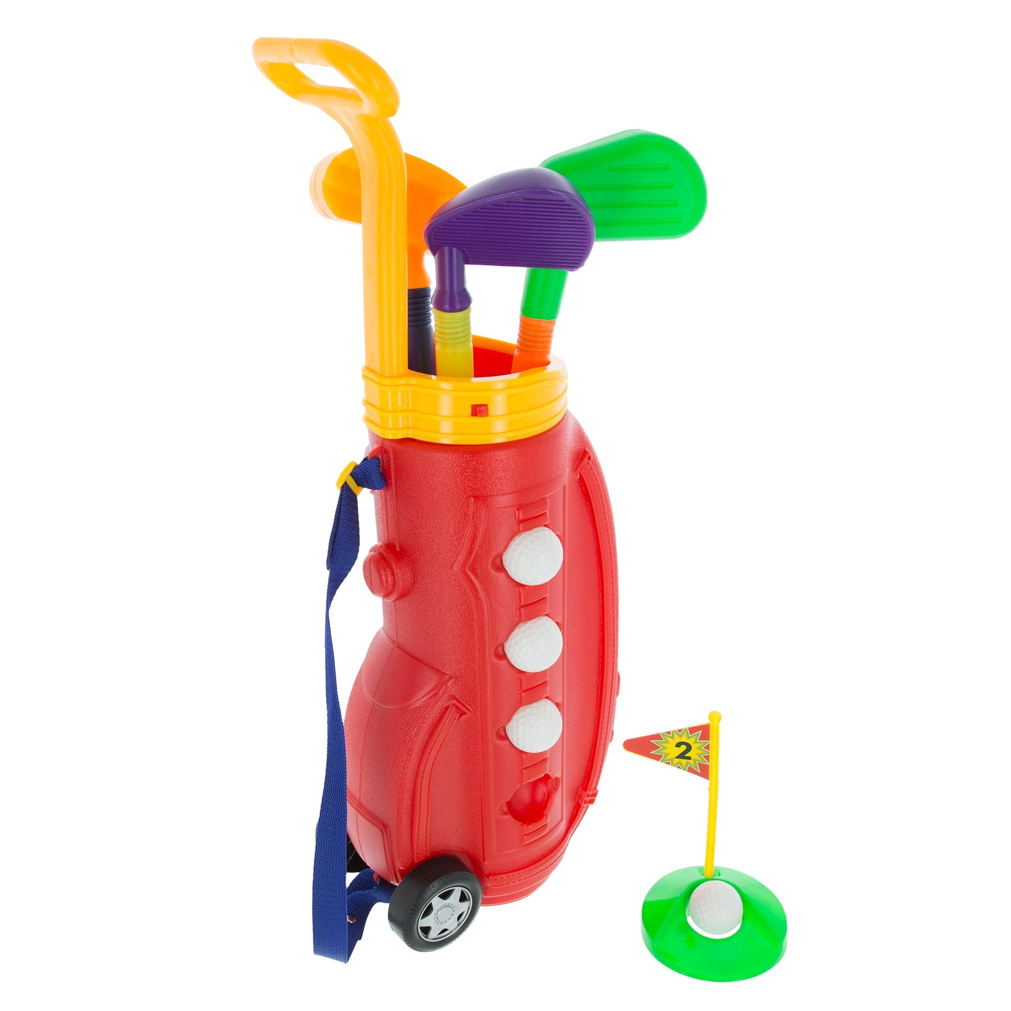 Colorful Toddler Golf Play Set with Carry Bag