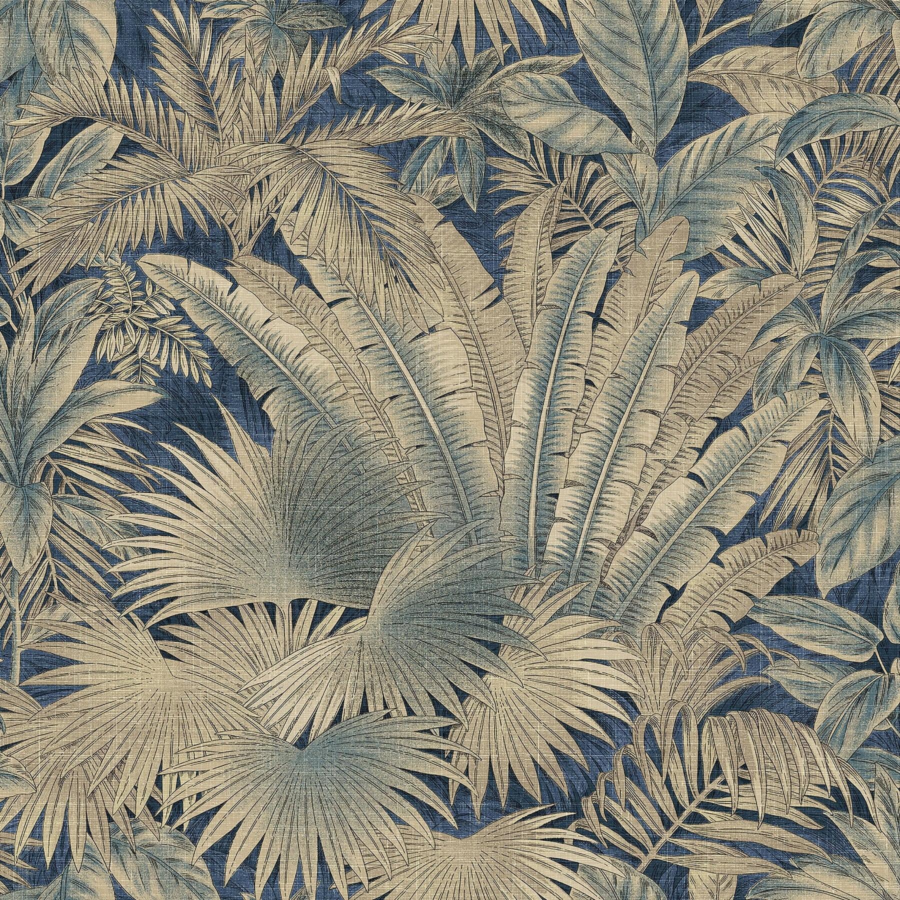 Tommy Bahama Bahamian Breeze Palm 18' L x 20.5" W Peel & Stick Wallpaper Roll