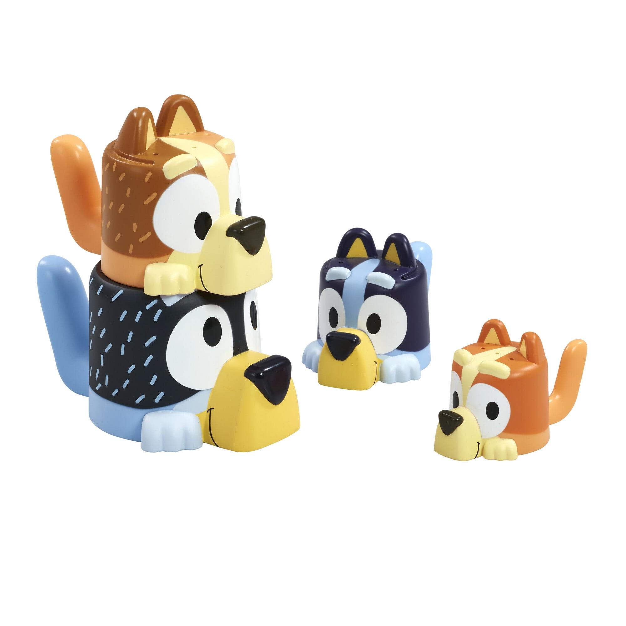 Bluey Family Nesting and Stacking Bath Pourers Set