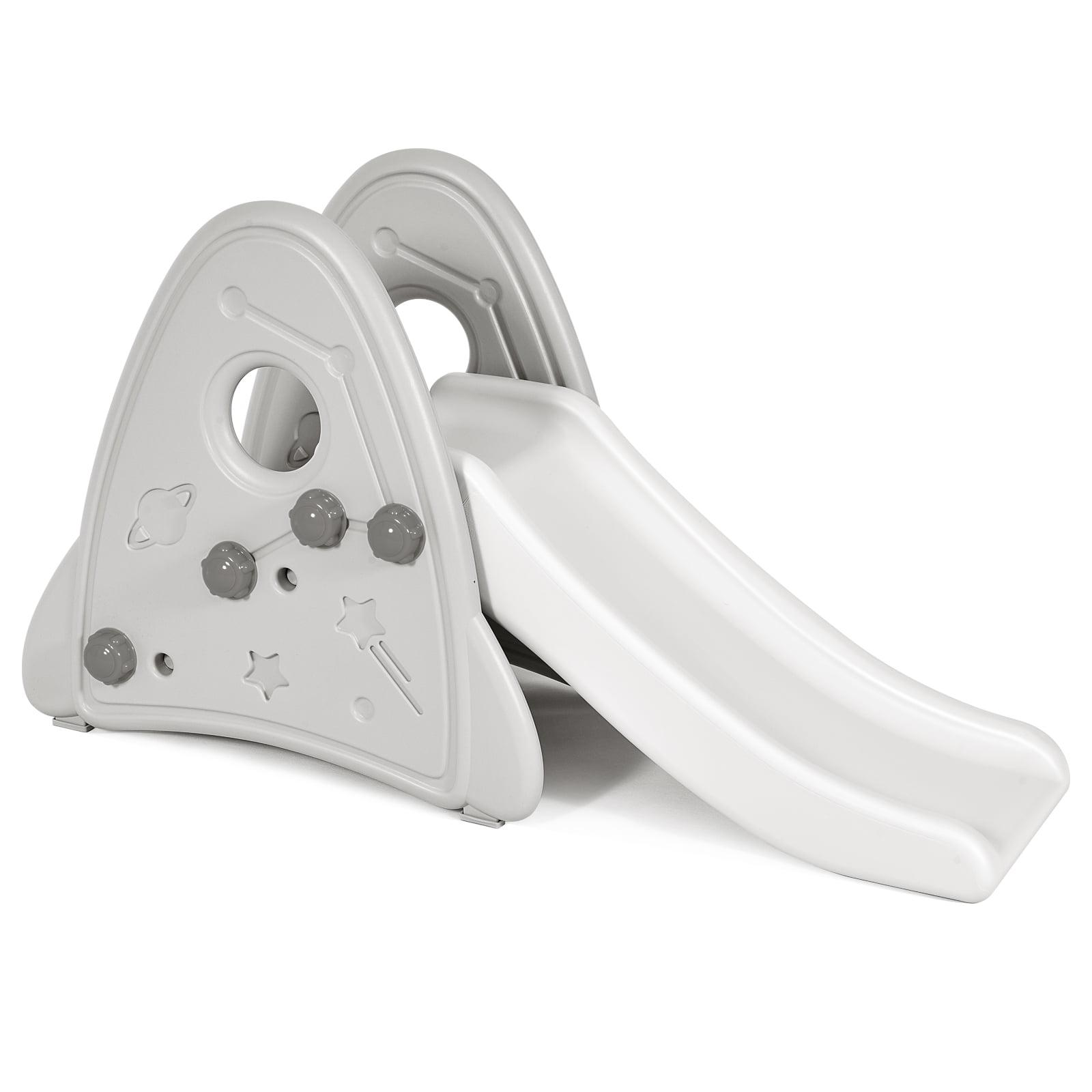 Costway Baby Slide Indoor First Play Climber Slide Set for Boys Girls Gray