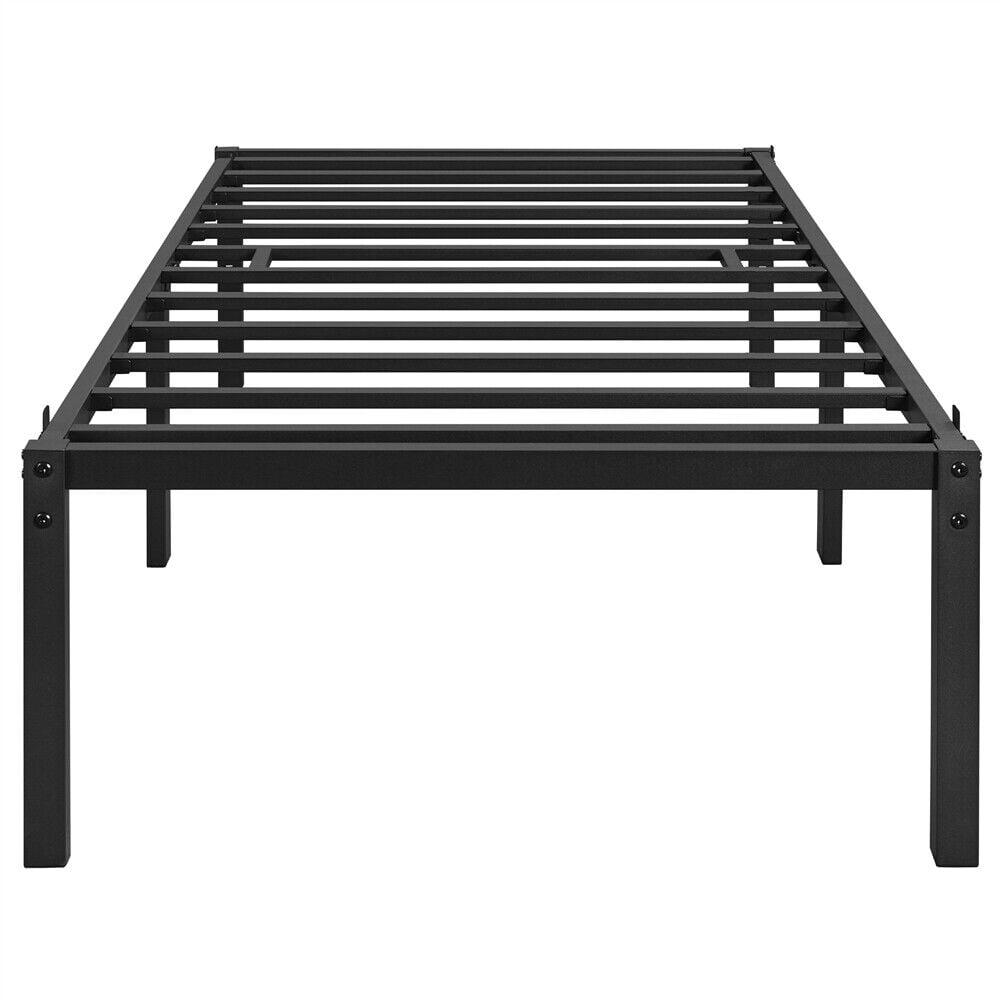 Mavesmog 14 inches Twin Size Bed Frames, Metal Twin Size Modern Mattress Platform Metal Bed Frame