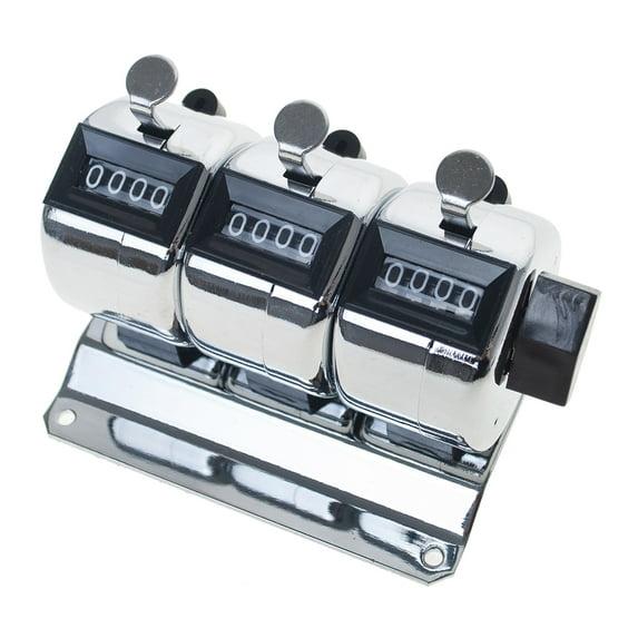 Toptie 3-Unit Desktop Tally Counter, Counter Clicker with Base, for Event, People, Inventory