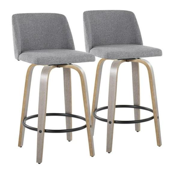 Toriano Swivel Upholstered Counter Stool