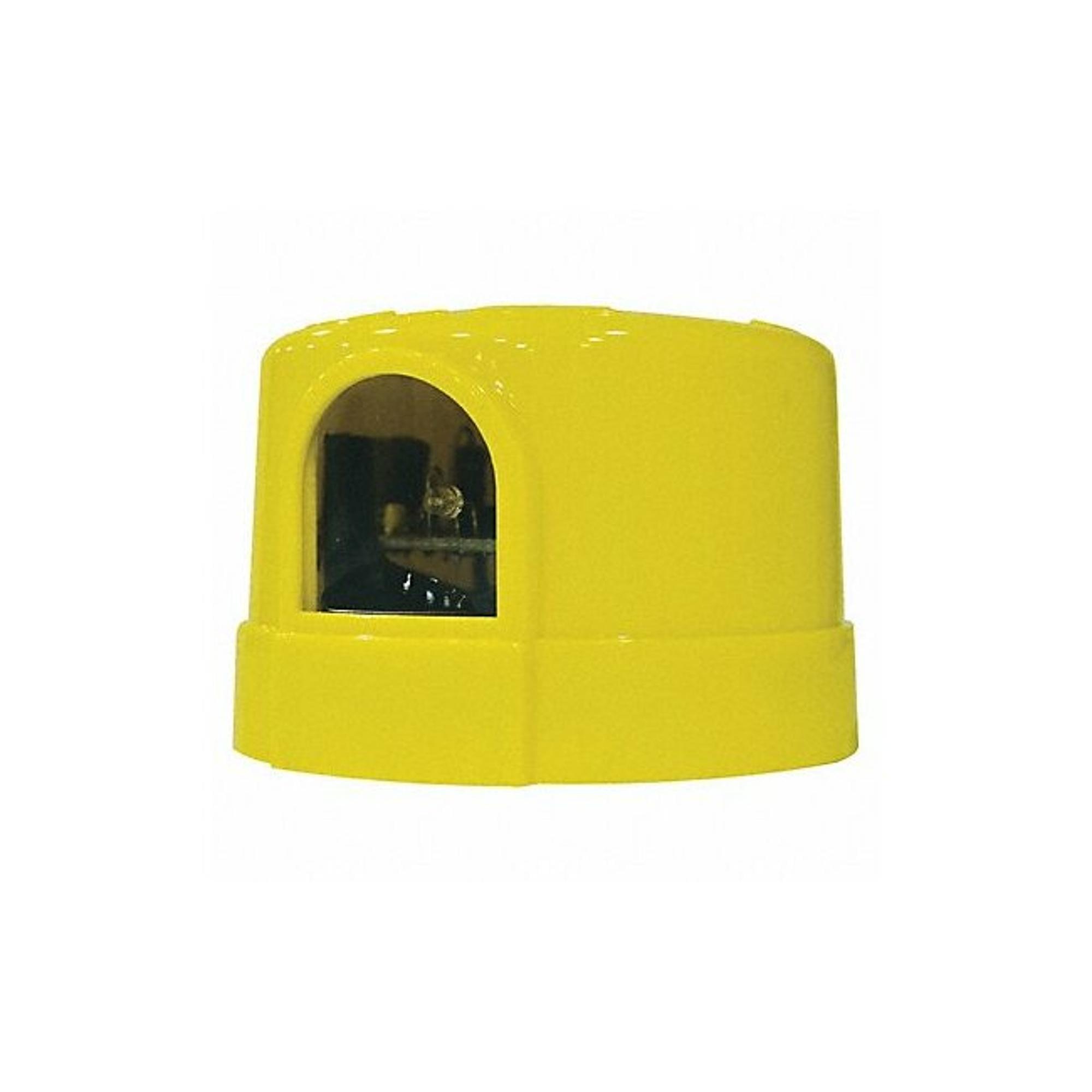 Yellow Polycarbonate Outdoor Turn-Lock Photocontrol