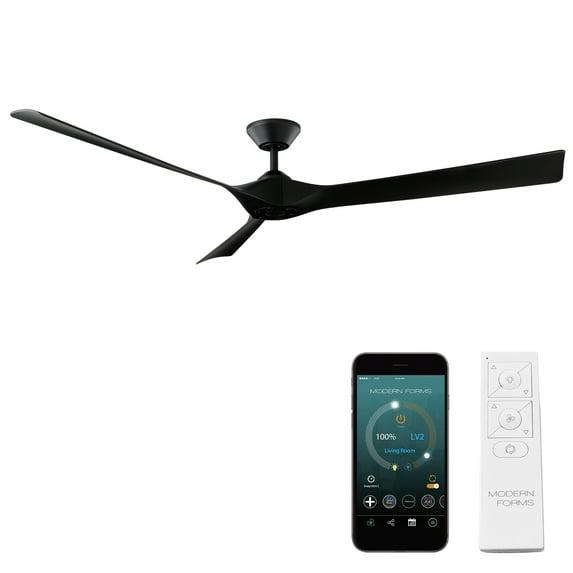 Torque Indoor/Outdoor 3-Blade Smart Ceiling Fan 70" and Remote Control, Works With Alexa and iOS or Android App