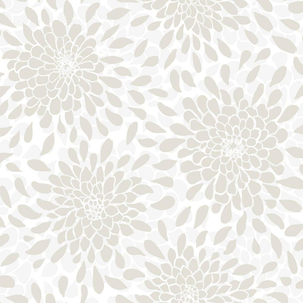 RoomMates Toss The Bouquet Peel & Stick Wallpaper: Removable Vinyl, Self-Adhesive Floral, Modern Botanical, Blue, 28 Sq Ft