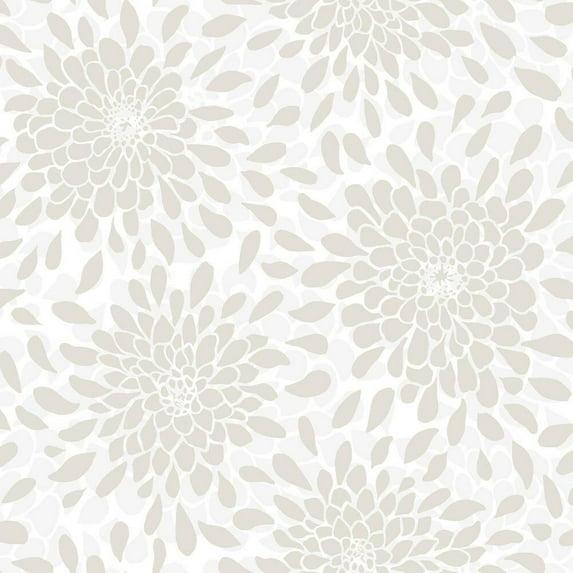 RoomMates Toss The Bouquet Peel & Stick Wallpaper: Removable Vinyl, Self-Adhesive Floral, Modern Botanical, Blue, 28 Sq Ft