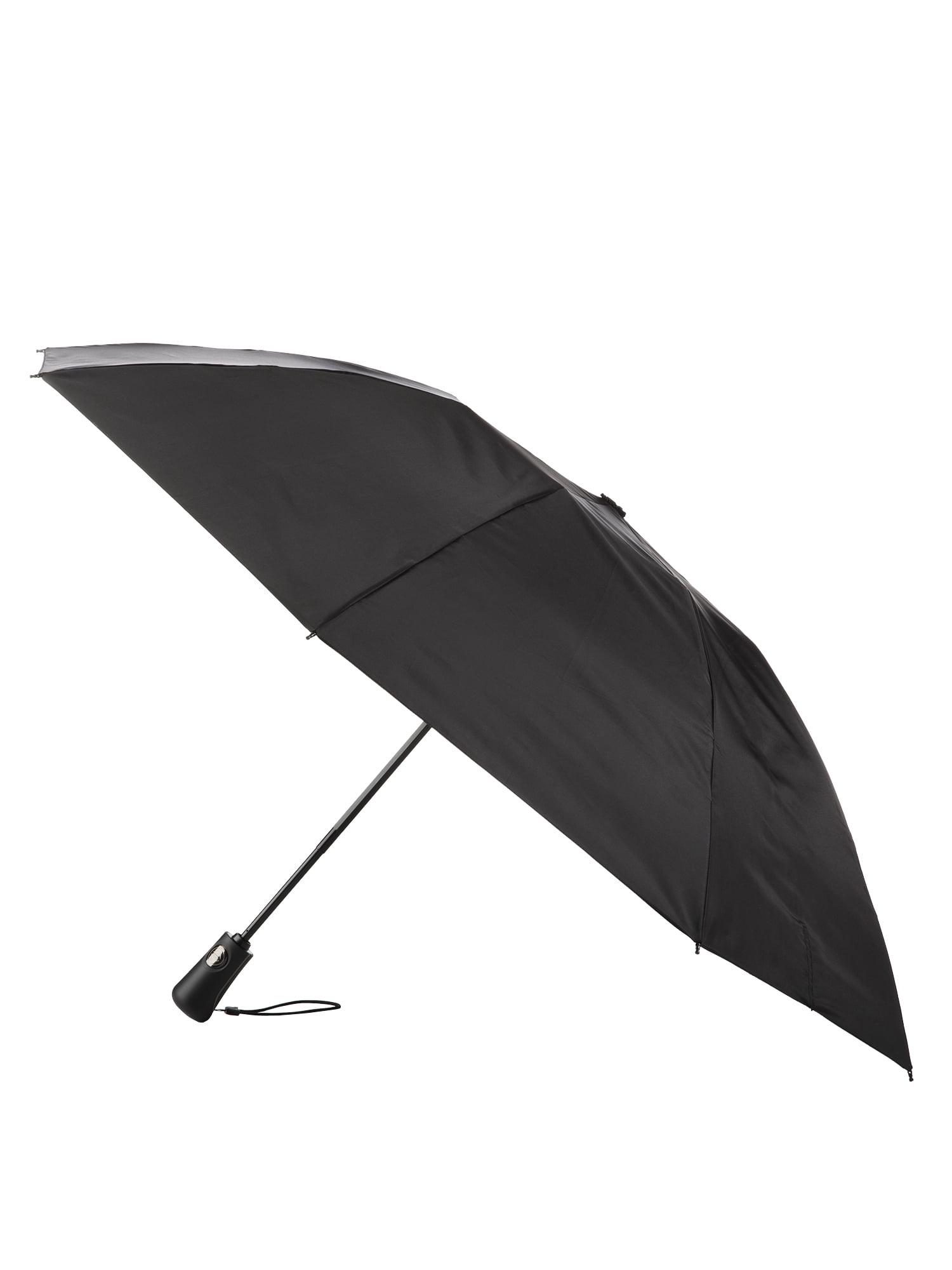 Totes Foldable Compact Umbrella - Black