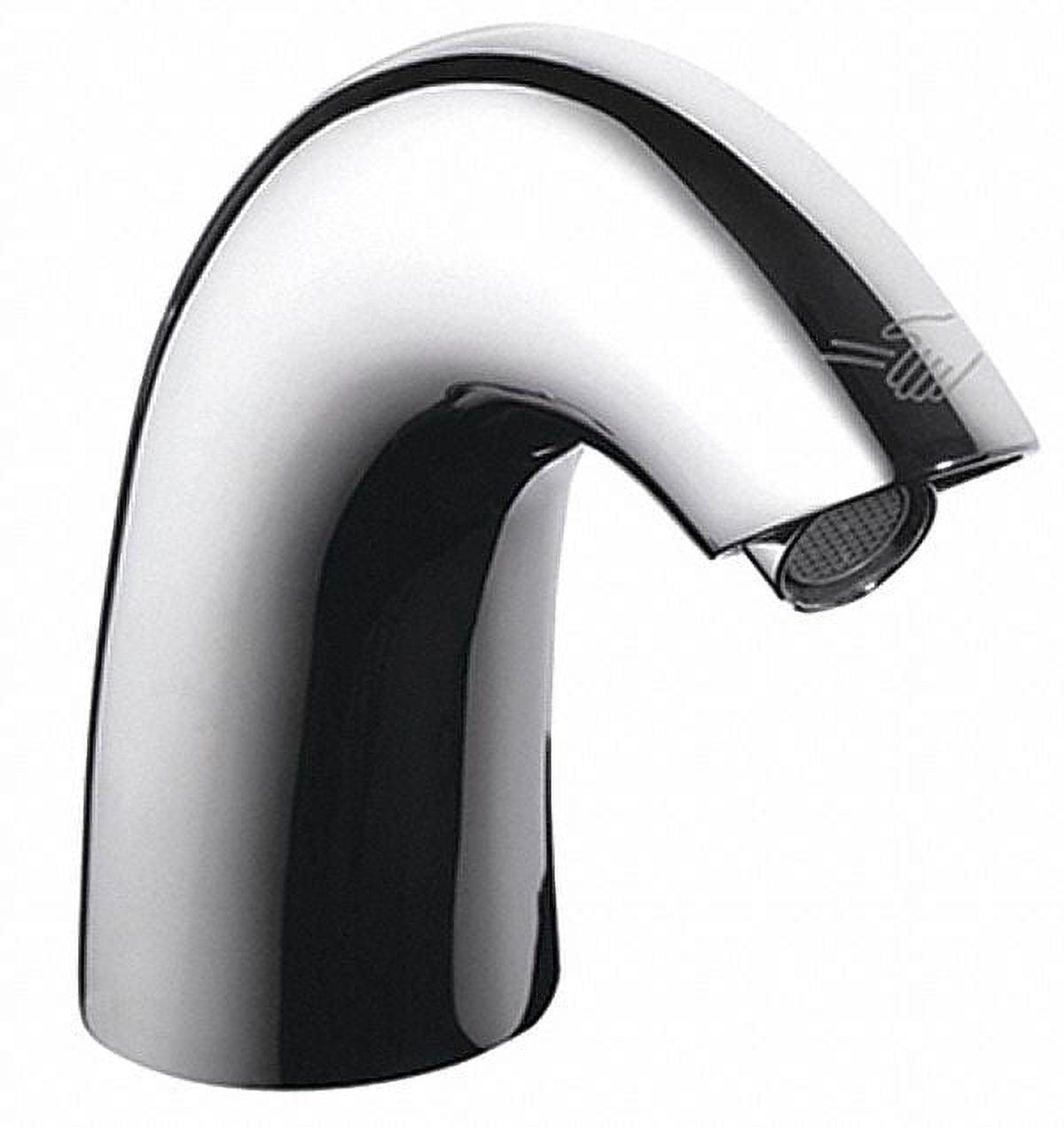 Sleek Chrome Brass Automatic Sensor Faucet, Modern 4.5" High