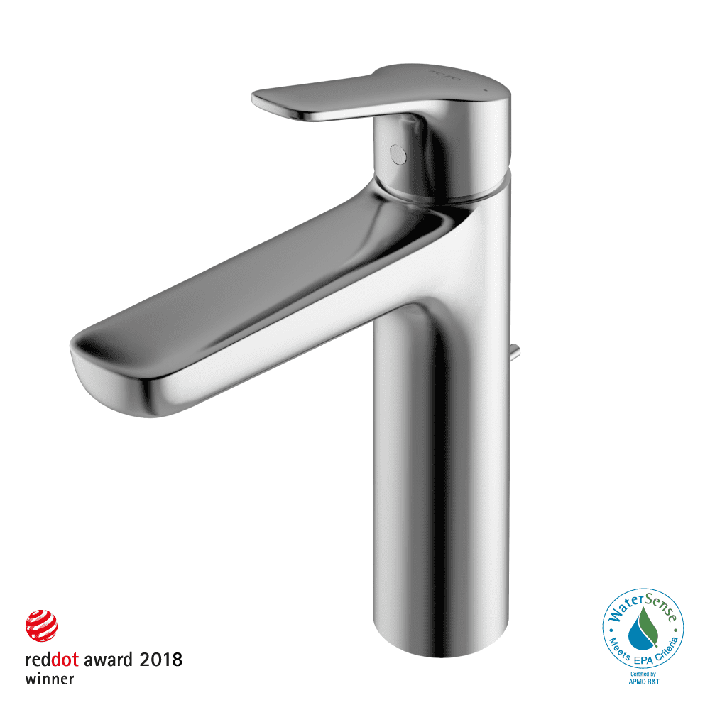 TOTO TLG03303U#CP G Series Vessel Sink Bathroom Faucet with Drain Assembly
