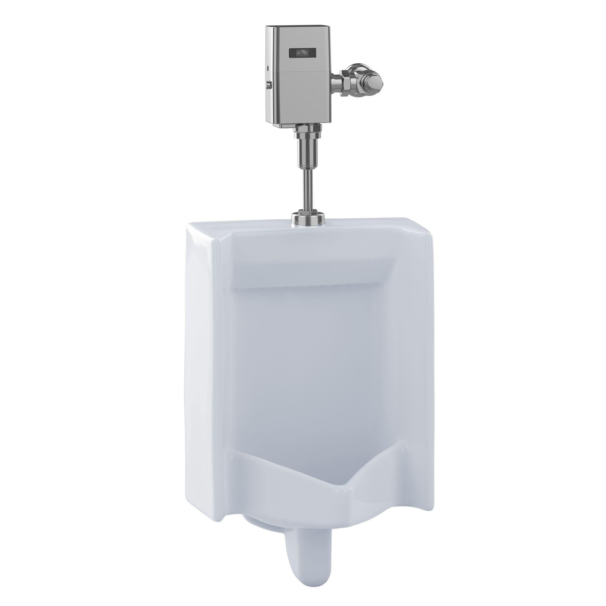 White Vitreous China Wall-Mounted Commercial Urinal