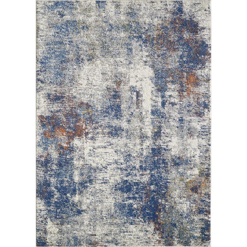 Totti Aries Cream and Multicolor Vintage Polypropylene Rug, 6' x 9'