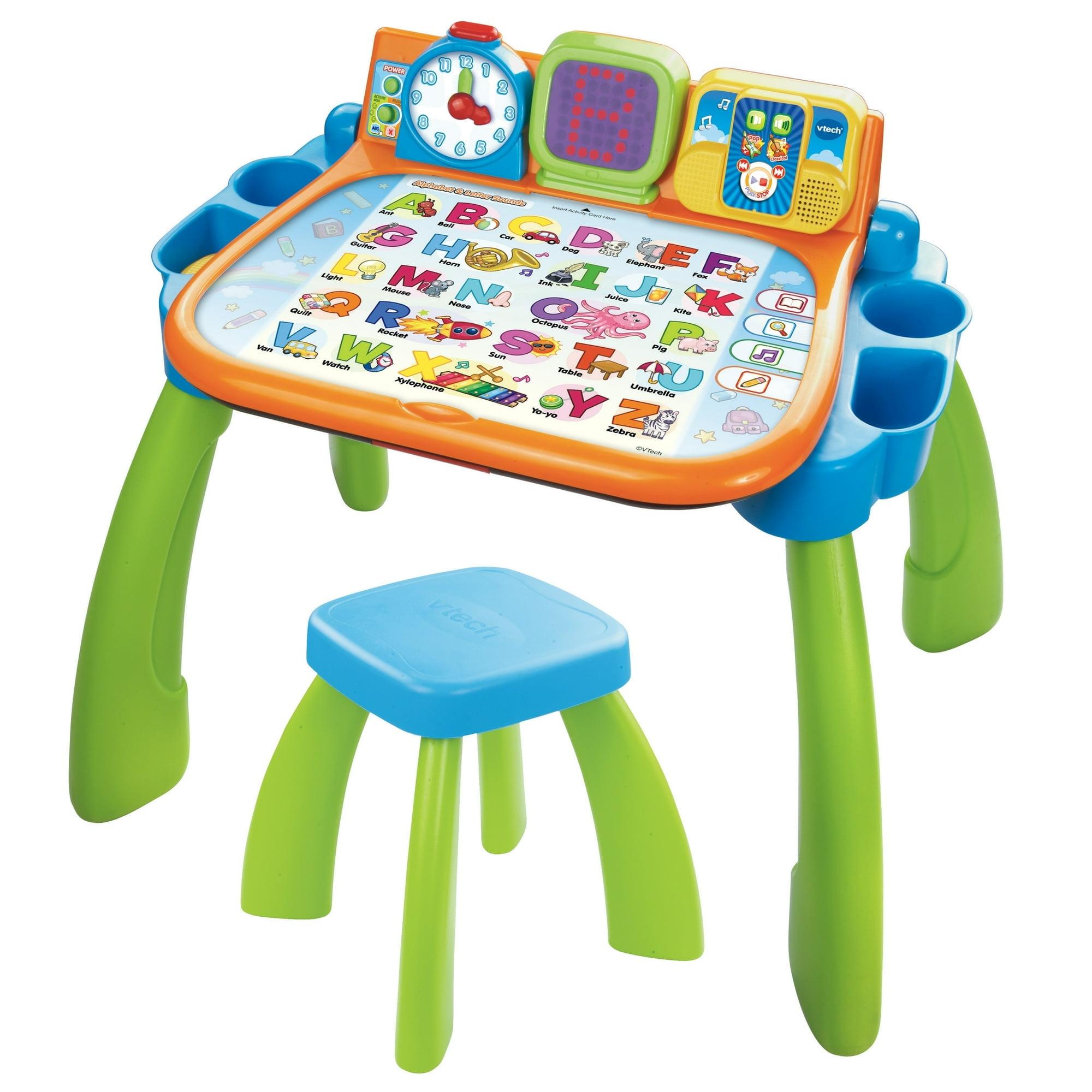 Interactive Green and Blue Touch & Learn Activity Desk