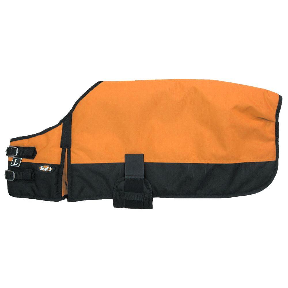 Medium Orange and Black Waterproof Dog Blanket