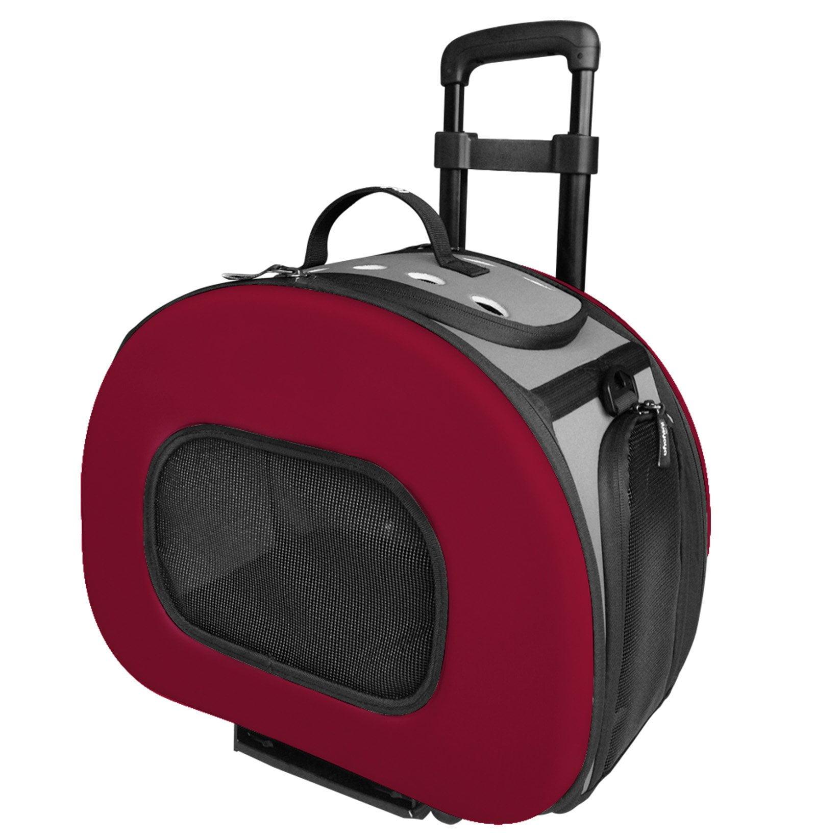 Pet Life Tough-Shell Wheeled Collapsible Final Destination Pet Carrier