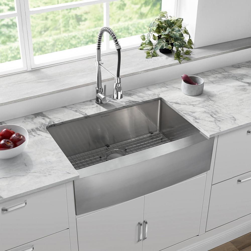 Tourner 30 x 21 Stainless Steel Farmhouse Kitchen Sink with Apron