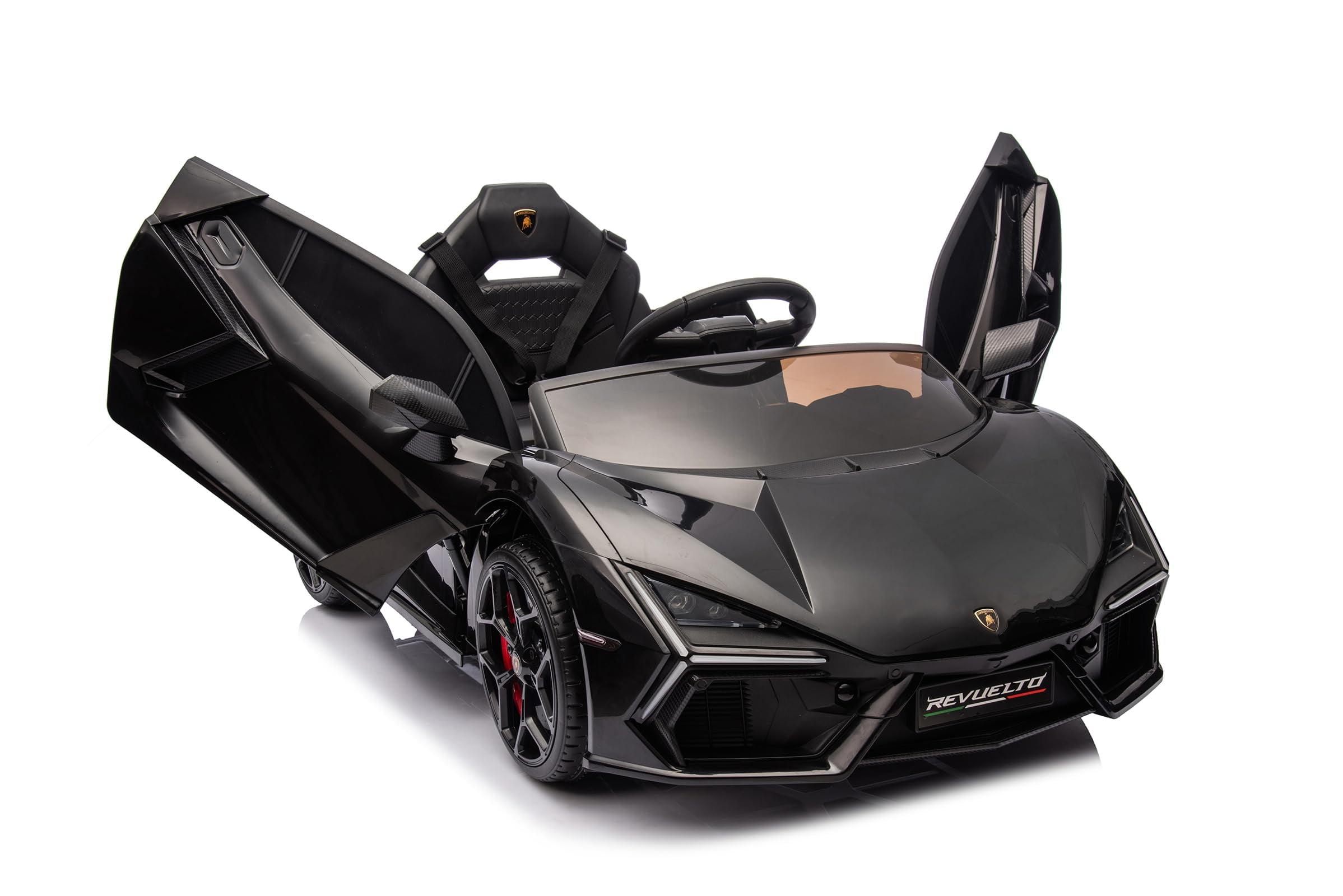 12V Kids Ride On Car, Licensed Lamborghini Revuelto Electric Car For Kids