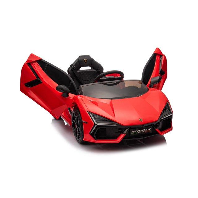 Hetoy 12V Kids Ride On Car, Licensed Lamborghini Revuelto Electric Car For Kids